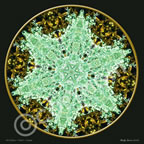 4th Chakra Grasses Flower Mandala